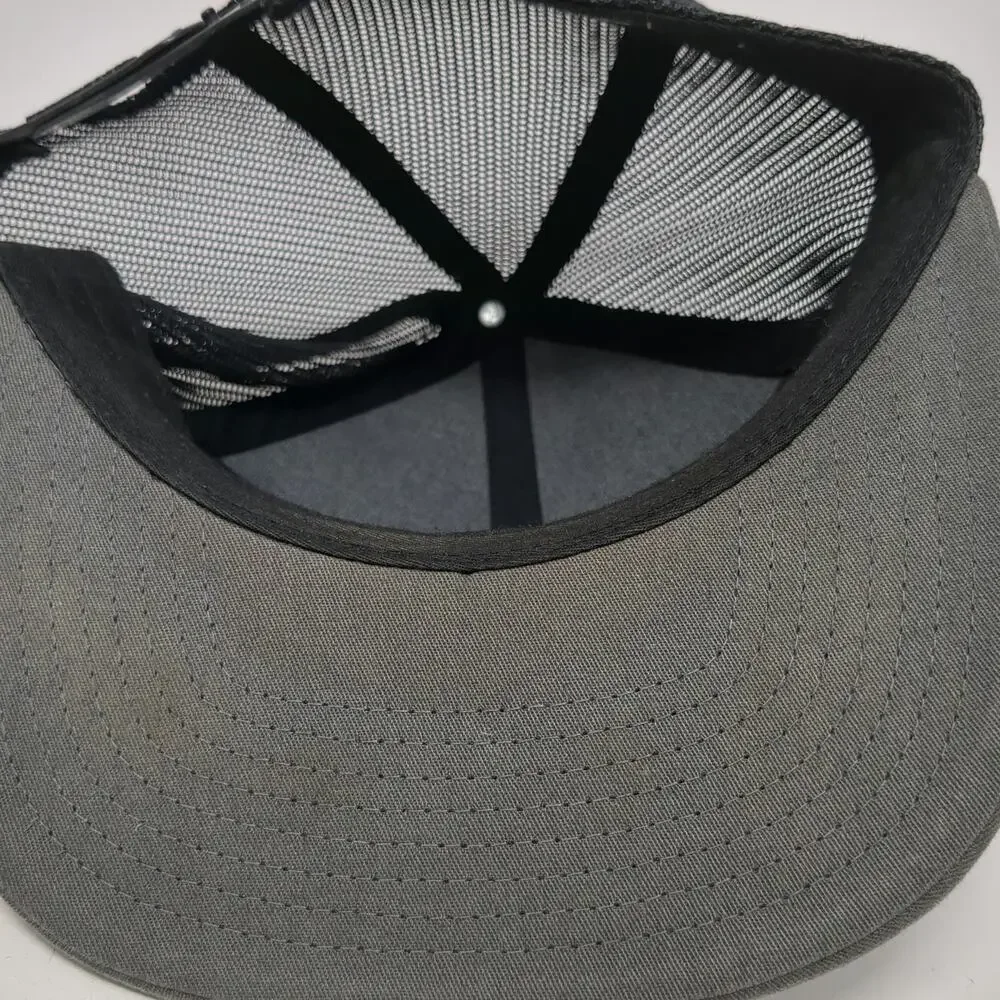 Richardson 5 Panel Gray One Size Mesh Snapback American Proud Diesel Power Hat